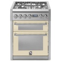 Aragaz Lofra RBI66MFT/CI, 60x60 cm, gaz, 4 arzatoare, grill, aprindere electronica, timer, crem
