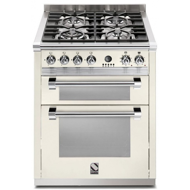 Aragaz Lofra RBI66MFT/CI, 60x60 cm, gaz, 4 arzatoare, grill, aprindere electronica, timer, crem