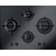 Plita incorporabila Barazza Mood, 65 cm, plita gaz, 4 arzatoare, sistem siguranta Stop-Gaz, inox
