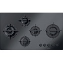 Aragaz Tecnogas P1X66M4VC, 60 cm, gaz, 4 arzatoare, grill, otel inoxidabil