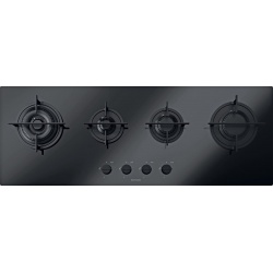 Aragaz Tecnogas P1X66M4VC, 60 cm, gaz, 4 arzatoare, grill, otel inoxidabil