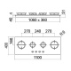 Plita incorporabila Barazza Mood, 110 cm, plita gaz, 4 arzatoare, sistem siguranta Stop-Gaz, inox