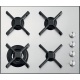 Plita incorporabila Barazza Select Plus, 60 cm, plita gaz, 4 arzatoare, sistem siguranta Stop-Gaz, inox