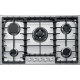Plita incorporabila Barazza Officina, 60 cm, plita gaz, 4 arzatoare, sistem siguranta Stop-Gaz, inox