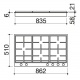 Plita incorporabila Barazza B_Free, 90 cm, plita gaz, 5 arzatoare, aprindere electronica, sistem Stop-Gaz, inox vintage