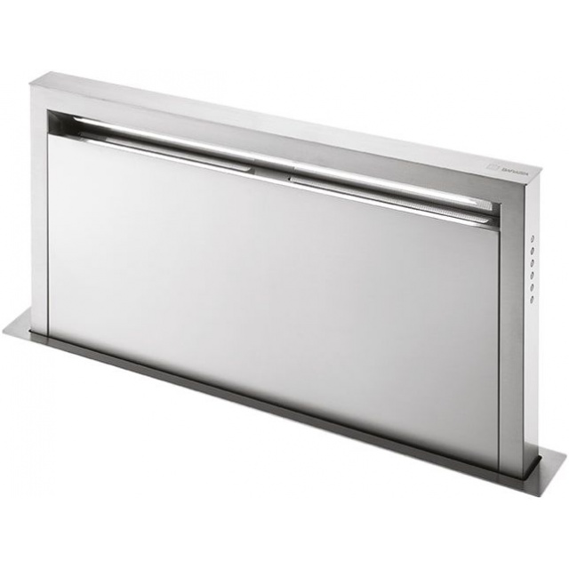Hota decorativa Barazza Steel, 90 cm, 1 motor, 800 m3/h, 3 viteze + booster, inox
