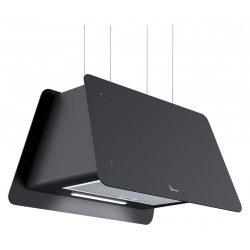 Hota design suspendata Baraldi Lady 01LAD070BL80, 70 cm, 800 m3/h, negru