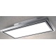 Hota de tavan Baraldi Flexia free 01FLEFR090WH90, 90 cm, 900 m3/h, inox / alb