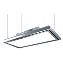 Hota de tavan Baraldi Flexia free 01FLEFR090WH90, 90 cm, 900 m3/h, inox / alb