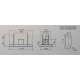 Hota design Baraldi Surf 01SUR090BL70, 90 cm, 700 m3/h, sticla neagra