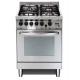 Aragaz Lofra Rainbow PL66MFT/C, gaz, 60x60cm, 4 arzatoare, grill electric, timer, aprindere electronica, inox