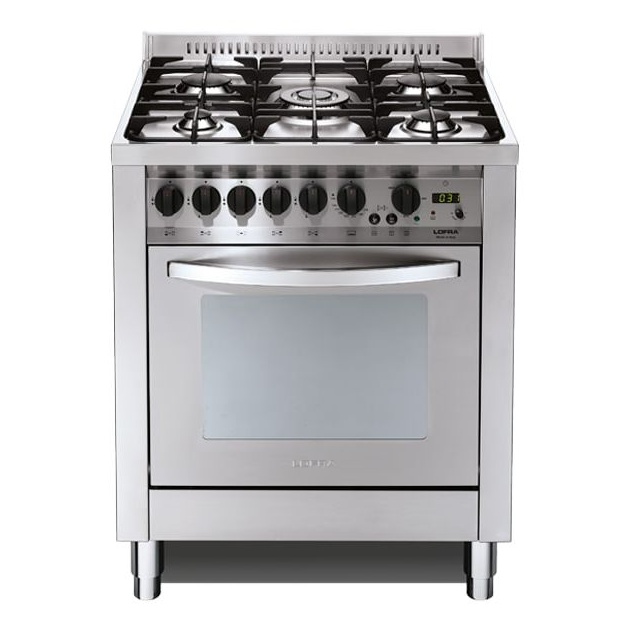 Aragaz Lofra RBI66MFT/CI, 60x60 cm, gaz, 4 arzatoare, grill, aprindere electronica, timer, crem