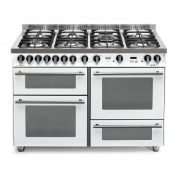 Aragaz Lofra Special120 P126SMFE+MF/2CI, gaz, 120X60cm, 7 arzatoare, 3 cuptoare, grill electric, timer, inox