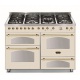 Aragaz Lofra Special120 PBI126SMFE+MF/2CI, gaz, 120X60cm, 7 arzatoare, 3 cuptoare, grill electric, timer, crem