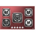 Aragaz Tecnogas P1X66M4VC, 60 cm, gaz, 4 arzatoare, grill, otel inoxidabil