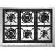 Aragaz Lofra RBI66MFT/CI, 60x60 cm, gaz, 4 arzatoare, grill, aprindere electronica, timer, crem
