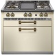 Plita profesionala cu spatii depozitare Steel Ascot A9C, 90X65 cm, 6 arzatoare, 2 sertare, aprindere electronica, inox