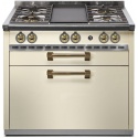 Aragaz Lofra RBI66MFT/CI, 60x60 cm, gaz, 4 arzatoare, grill, aprindere electronica, timer, crem