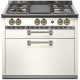 Aragaz Lofra RBI66MFT/CI, 60x60 cm, gaz, 4 arzatoare, grill, aprindere electronica, timer, crem