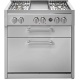 Plita profesionala cu spatii depozitare Steel Ascot A9C, 90X65 cm, 6 arzatoare, 2 sertare, aprindere electronica, inox