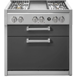 Aragaz Lofra RBI66MFT/CI, 60x60 cm, gaz, 4 arzatoare, grill, aprindere electronica, timer, crem