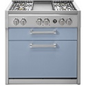 Aragaz Lofra RBI66MFT/CI, 60x60 cm, gaz, 4 arzatoare, grill, aprindere electronica, timer, crem
