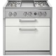Plita profesionala cu spatii depozitare Steel Genesi G9C, 90x65 cm, 6 arzatoare, 2 sertare, aprindere electronica, negru