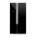 Side by Side Luxus LUX-SBSFF2-69, Clasa A++, 521L, No Frost, control digital, sticla neagra