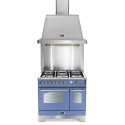 Aragaz Lofra RBI66MFT/CI, 60x60 cm, gaz, 4 arzatoare, grill, aprindere electronica, timer, crem