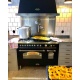 Aragaz Lofra RBI66MFT/CI, 60x60 cm, gaz, 4 arzatoare, grill, aprindere electronica, timer, crem