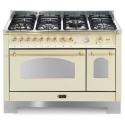 Aragaz Lofra RBI66MFT/CI, 60x60 cm, gaz, 4 arzatoare, grill, aprindere electronica, timer, crem