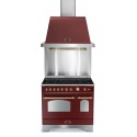 Aragaz Lofra RBI66MFT/CI, 60x60 cm, gaz, 4 arzatoare, grill, aprindere electronica, timer, crem