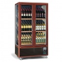 Vitrina de vinuri Tecfrigo ENOTEC 680 3TV,capacitate 680 l, temperatura +5/+9/+18°C, maro