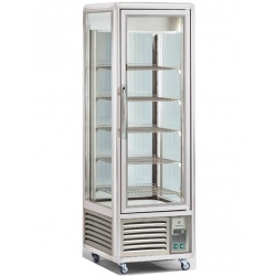 Vitrina frigorifica de cofetarie Tecfrigo Snelle 400 GS, capacitate 400 l, temperatura +4/+10°C, argintiu