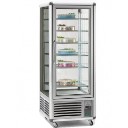 Vitrina frigorifica de cofetarie Tecfrigo Snelle 550 GBT, capacitate 550 l, temperatura -5/-18°C, argintiu