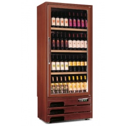 Vitrina de vinuri Tecfrigo Enoprestige 300 1TV, capacitate 300 l, temperatura +5/+16°C, lemn nuc