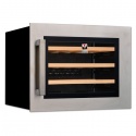 Vitrina vinuri incorporabila Tecfrigo Sommelier 24 Plus, capacitate 51 l, temperatura +5/+20, negru