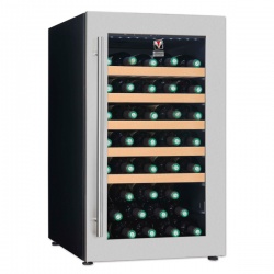 Vitrina vinuri Tecfrigo Sommelier 40/1 Plus, capacitate 120 l, temperatura +5/+20, negru