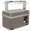 Vitrina frigorifica rece FUTURA BRINA 6, temperatura -1/0C, lemn pin