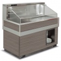 Vitrina frigorifica rece FUTURA BAHIA 4, temperatura -2/0C, lemn pin