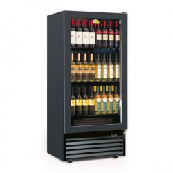 Vitrina de vinuri Tecfrigo CAVE 370 1TV, 370 l, 84 Sticle, temperatura +5/+18°C, negru