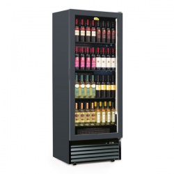 Vitrina de vinuri Tecfrigo CAVE 500 2TV, 500l, 112 Sticle, 2 zone de temperatura +5+11 /+14+18°C, negru