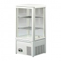Vitrina frigorifica Tecfrigo MICRON II, capacitate 93 L, temperatura +4/+10º C, alb