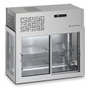 Vitrina frigorifica Tecfrigo DOUGLAS 13, de perete, capacitate 400 L, temperatura +4/+10º C, argintiu