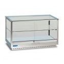 Vitrina calda Tecfrigo LINUS 1042 DRY, capacitate 120 L, temperatura +30/+65º C, argintiu