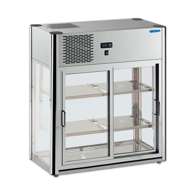 Vitrina frigorifica Tecfrigo LINUS 200, capacitate 200 l, temperatura +4/+10º C, argintiu