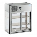 Vitrina frigorifica Tecfrigo LINUS 200, capacitate 200 l, temperatura +4/+10º C, argintiu