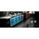Vitrina frigorifica orizontală Tecfrigo BBX 2V TOP Glass, cu blat de lucru, capacitate 540 l, temperatura +4/+8, argintiu