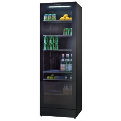 Vitrina frigorifica Tecfrigo DRINK 360 FG, capacitate 368 L, temperatura +2/+10º C, negru