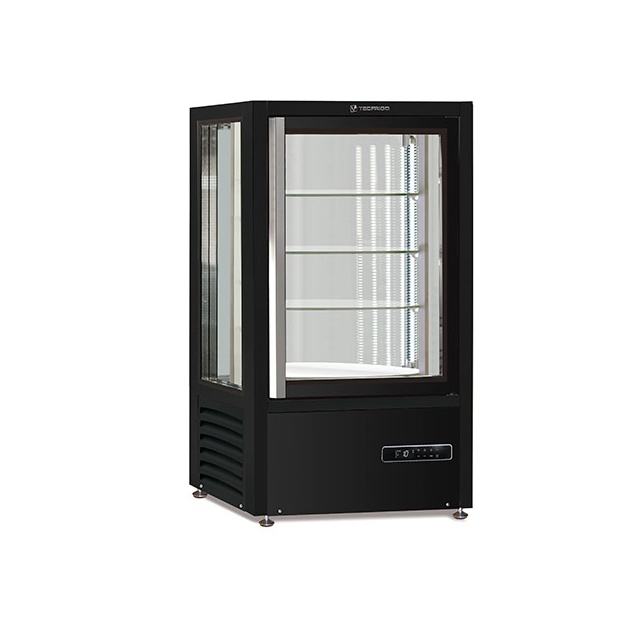 Vitrina pentru ciocolata Tecfrigo MUSA 120 R, capacitate 120 L, temperatura +14/+16 ºC, negru